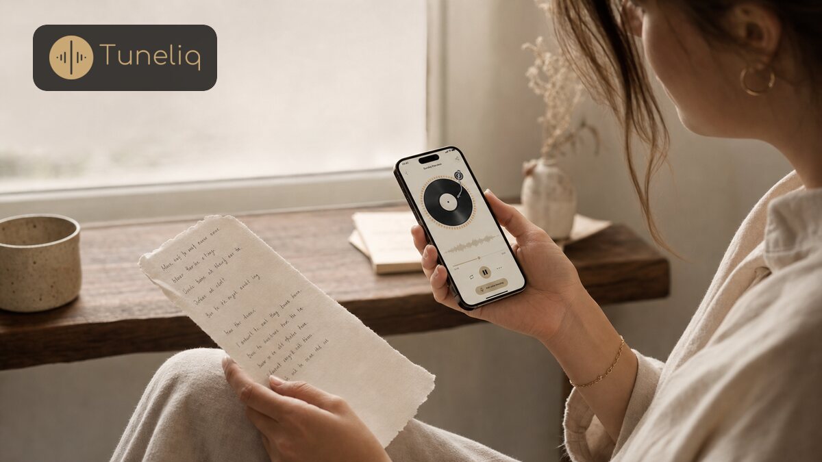 How do you edit the lyrics in a Tuneliq song until they sound like you? — Tuneliq